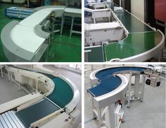 Hệ thống băng tải được thử nghiệm trong quá trình lắp ráp
