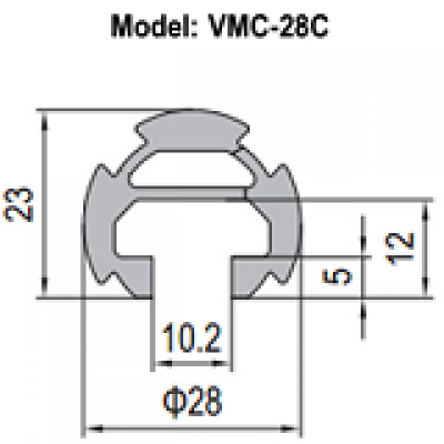 NHÔM ỐNG Ø28 VMC-28C
